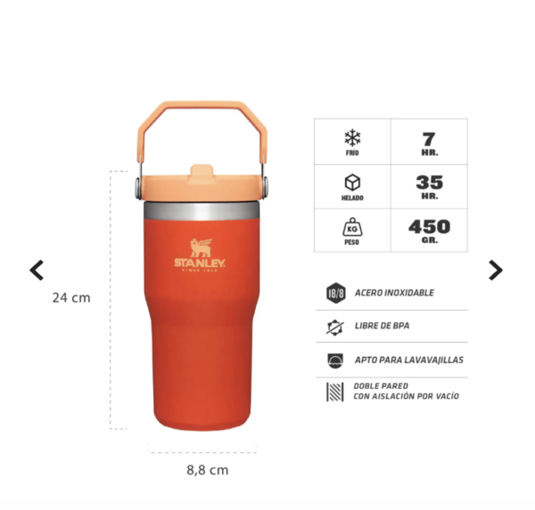 Botella Stanley Flip Straw 591 ml - Imagen 7